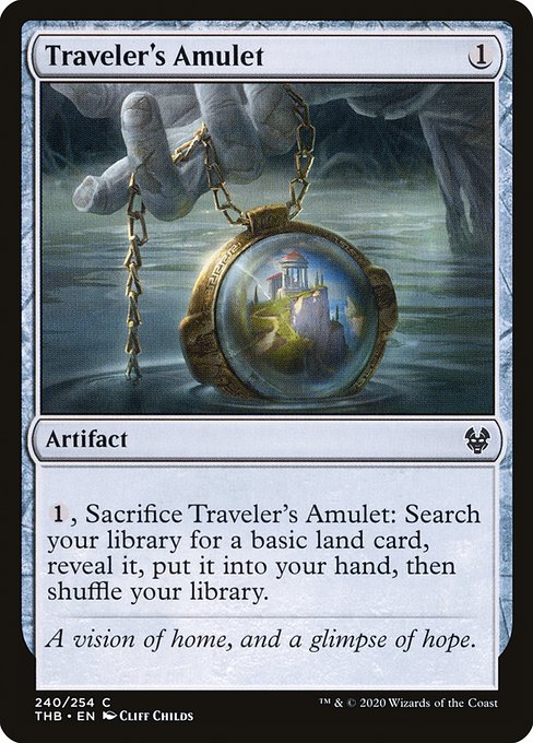 Traveler's Amulet (240) (Foil) - Theros Beyond Death - Game On