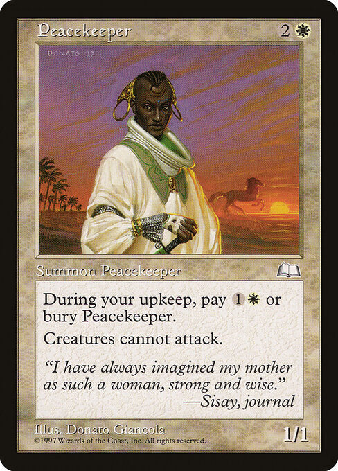 Peacekeeper (22) - Weatherlight - Game On