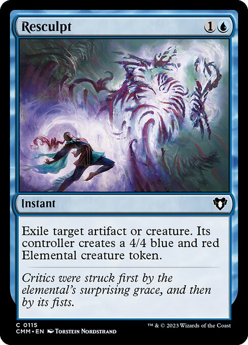 Resculpt (115) (Foil) - Commander Masters - Game On