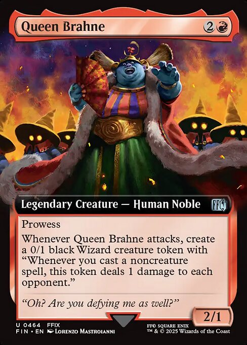 Queen Brahne (464) - EXTENDED ART - Final Fantasy - Game On