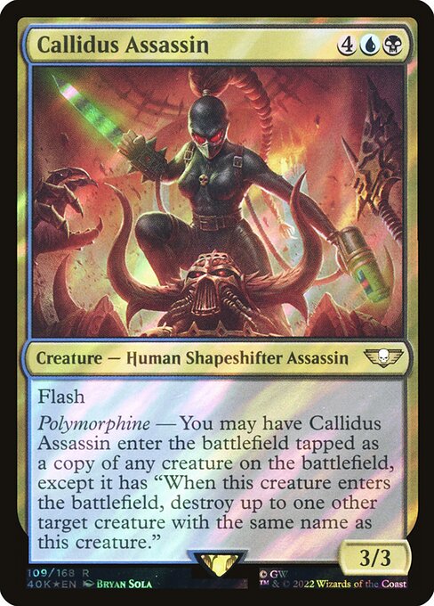 Callidus Assassin (109★) (Foil) - Warhammer 40,000 Commander - Game On