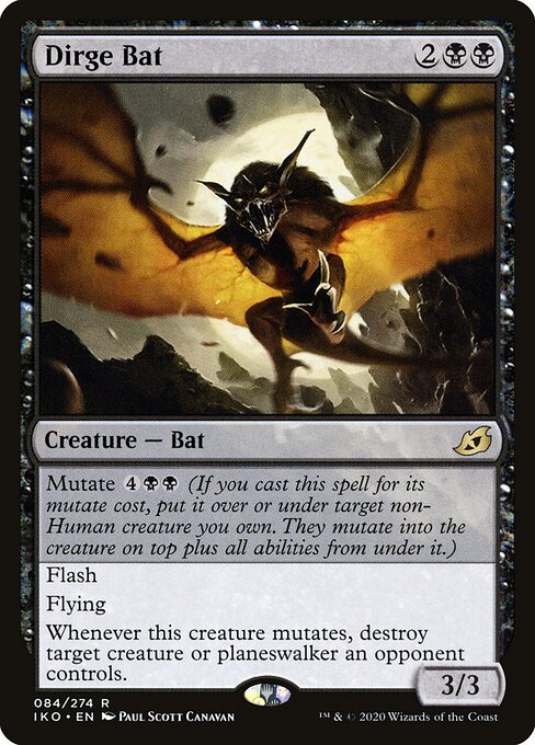 Dirge Bat (84) (Foil) - Ikoria: Lair of Behemoths - Game On