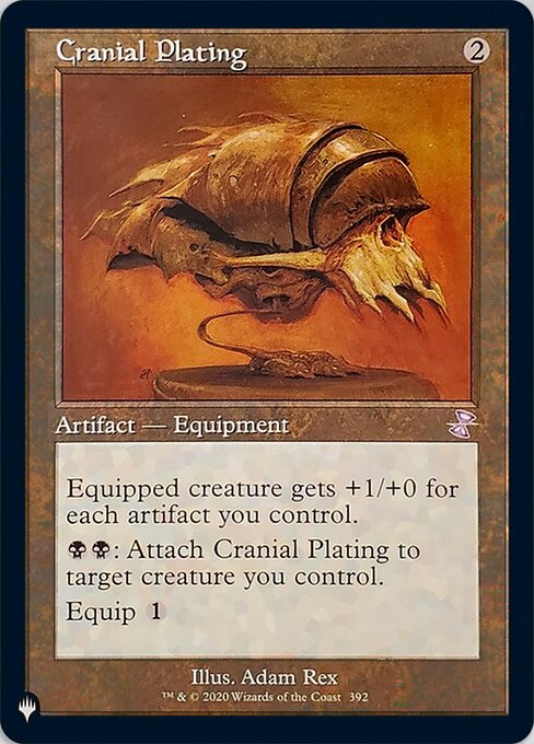 Cranial Plating (TSR-392) - The List - Game On