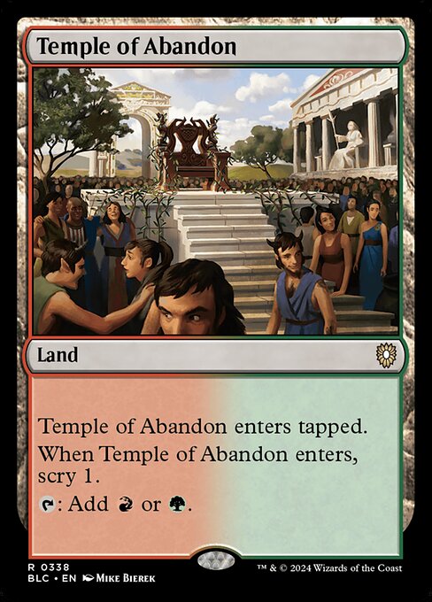 Temple of Abandon (338) - Bloomburrow Commander - Game On