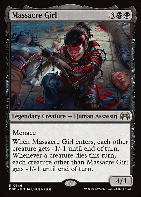 Massacre Girl (146) - Duskmourn: House of Horror Commander - Game On