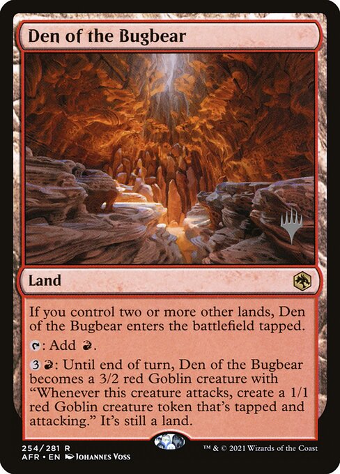 Den of the Bugbear (254p) - Adventures in the Forgotten Realms Promos - Game On