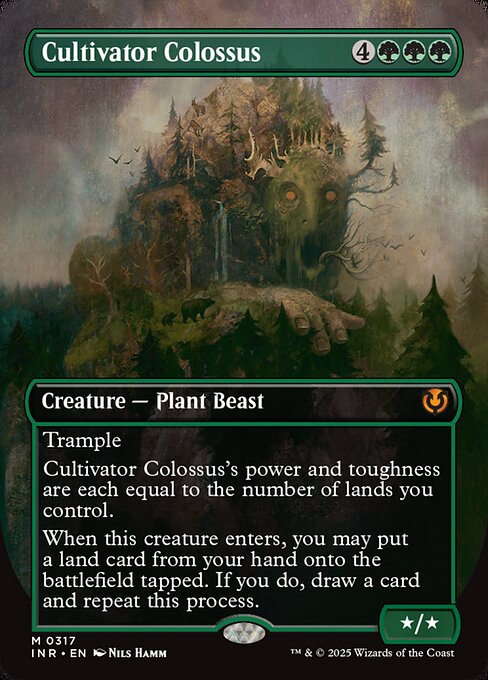 Cultivator Colossus (317) - BORDERLESS - FULL ART (Foil) - Innistrad Remastered - Game On