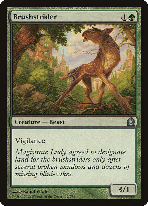 Brushstrider (117) (Foil) - Return to Ravnica - Game On