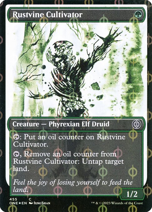 Rustvine Cultivator (455) - SHOWCASE (Foil) - Phyrexia: All Will Be One - Game On