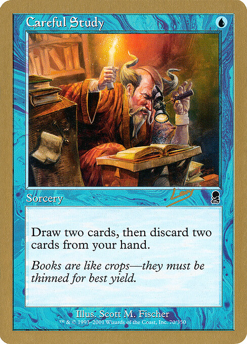 Careful Study (rl70) - World Championship Decks 2002 - Game On
