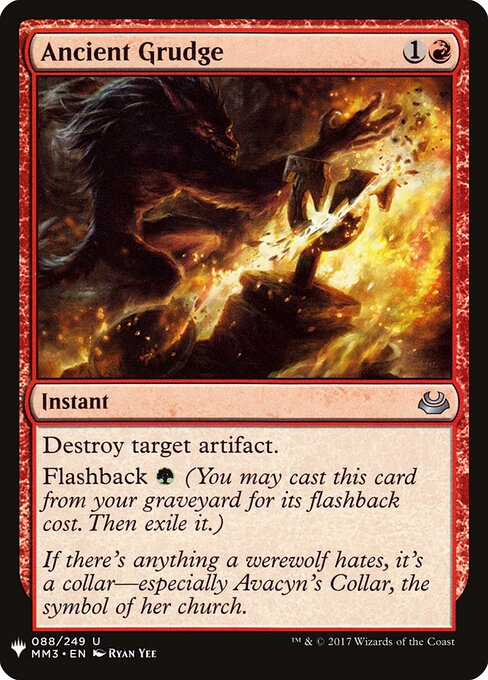Ancient Grudge (MM3-88) - The List - Game On