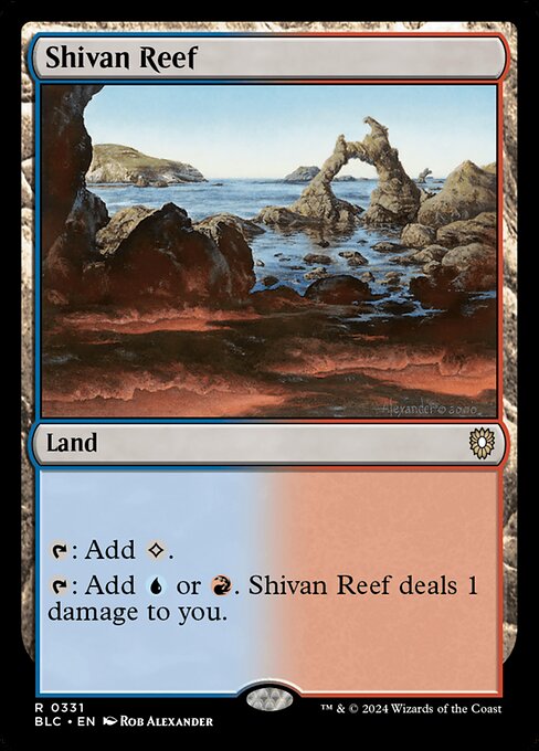 Shivan Reef (331) - Bloomburrow Commander - Game On
