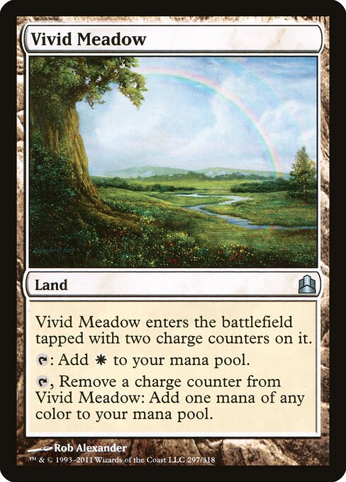 Vivid Meadow (297) - Commander 2011 - Game On