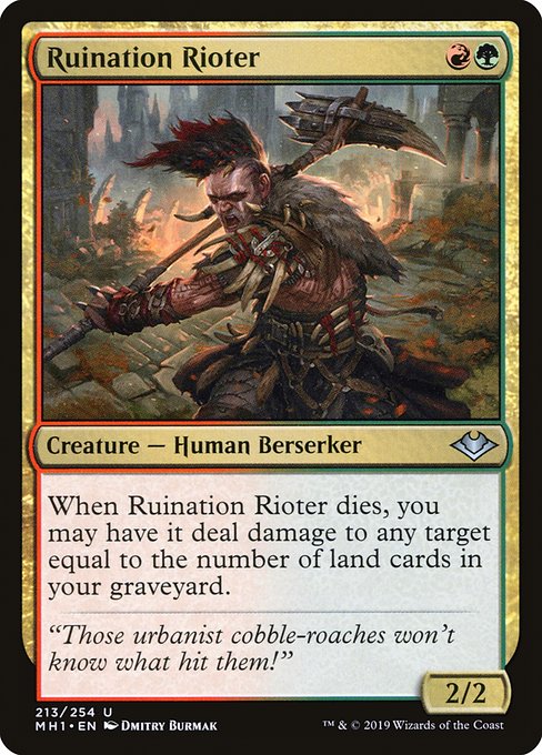 Ruination Rioter (213) (Foil) - Modern Horizons - Game On