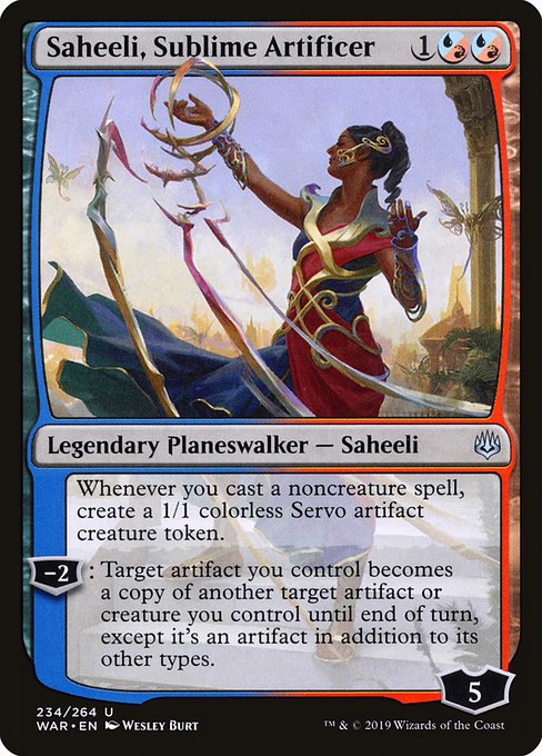 Saheeli, Sublime Artificer (234) - War of the Spark - Game On