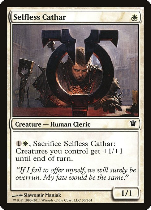 Selfless Cathar (30) (Foil) - Innistrad - Game On