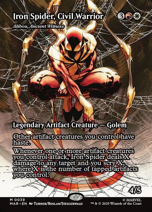 Alibou, Ancient Witness (39) - BORDERLESS - FULL ART - Marvel Universe - Game On