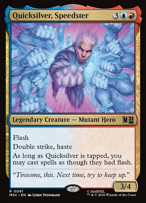 Quicksilver, Speedster (91) - Marvel Super Heroes Commander - Game On