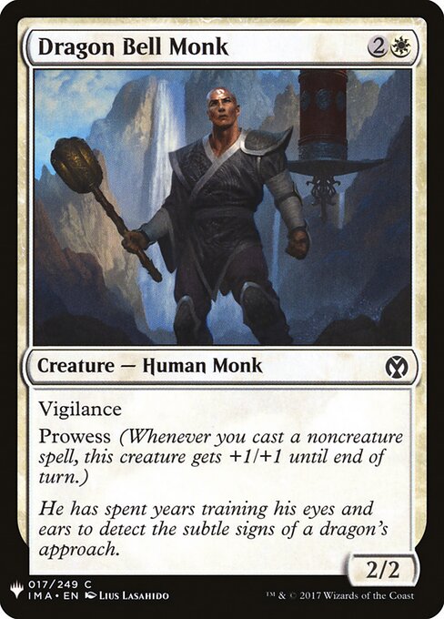 Dragon Bell Monk (IMA-17) - The List - Game On