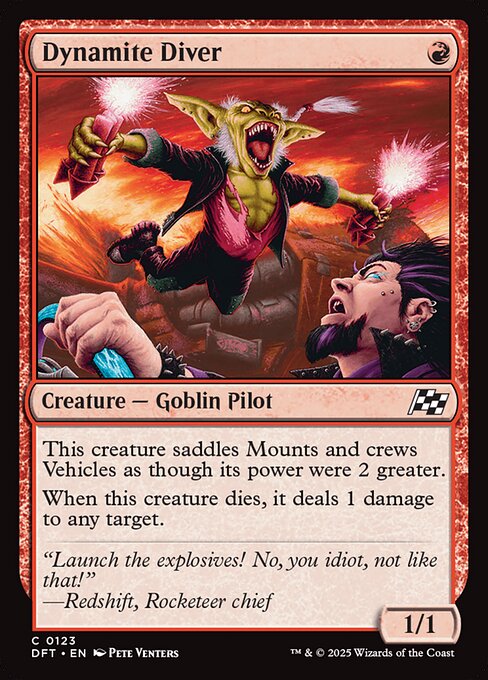 Dynamite Diver (123) (Foil) - Aetherdrift - Game On