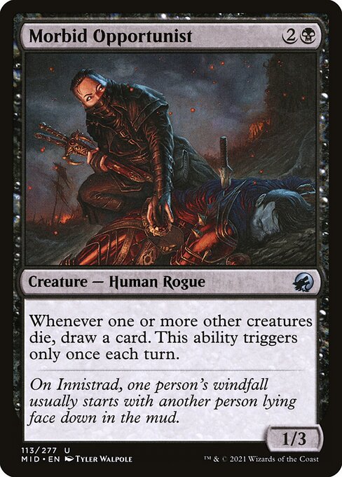 Morbid Opportunist (113) (Foil) - Innistrad: Midnight Hunt - Game On