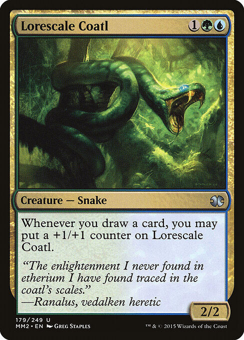 Lorescale Coatl (179) (Foil) - Modern Masters 2015 - Game On
