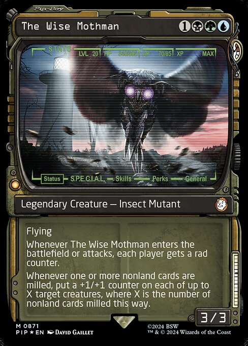 The Wise Mothman (871) - SHOWCASE (Foil) - Fallout - Game On