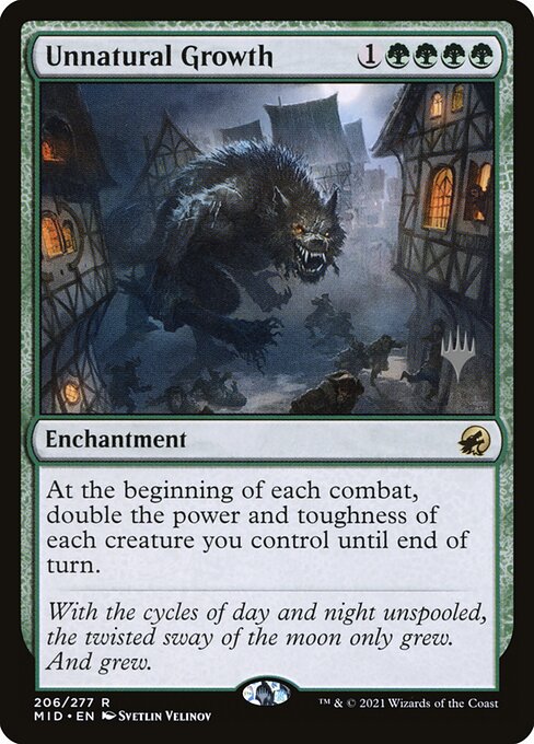 Unnatural Growth (206p) - Innistrad: Midnight Hunt Promos - Game On