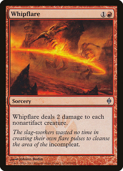 Whipflare (102) (Foil) - New Phyrexia - Game On