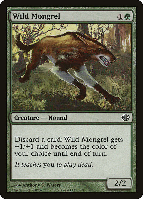 Wild Mongrel (5) - Duel Decks: Garruk vs. Liliana - Game On