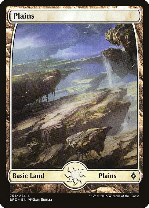 Plains (251) - FULL ART - Battle for Zendikar - Game On