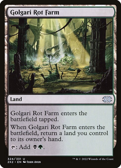Golgari Rot Farm (324) (Foil) - Double Masters 2022 - Game On