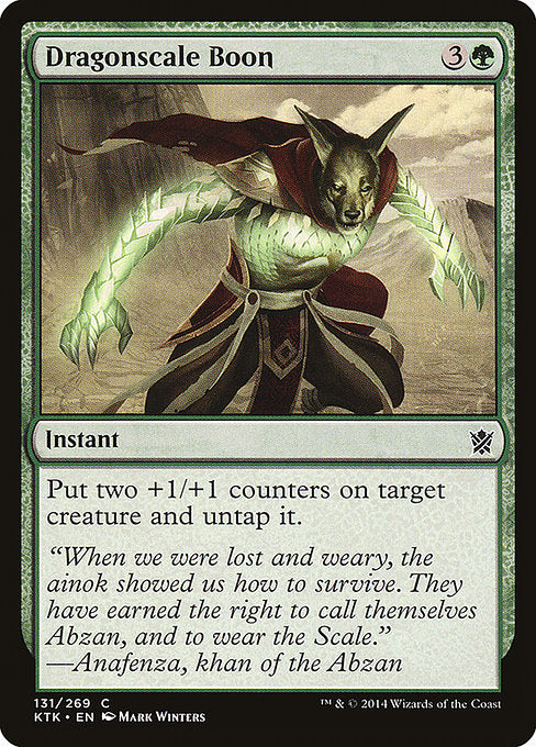 Dragonscale Boon (131) (Foil) - Khans of Tarkir - Game On