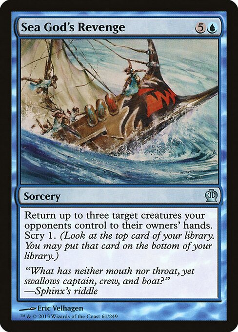 Sea God's Revenge (61) (Foil) - Theros - Game On