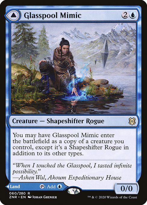 Glasspool Mimic // Glasspool Shore (60) - Zendikar Rising - Game On