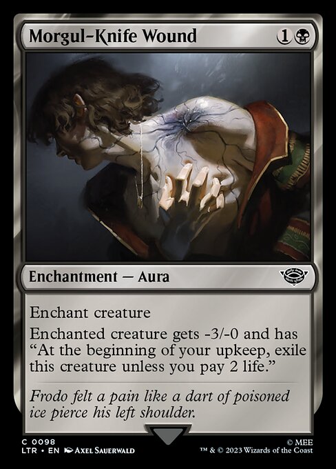 Morgul-Knife Wound (98) (Foil) - The Lord of the Rings: Tales of Middle-earth - Game On