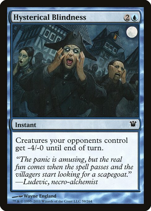 Hysterical Blindness (59) (Foil) - Innistrad - Game On