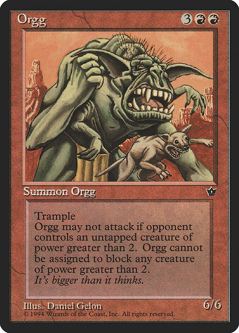 Orgg (63) - Fallen Empires - Game On