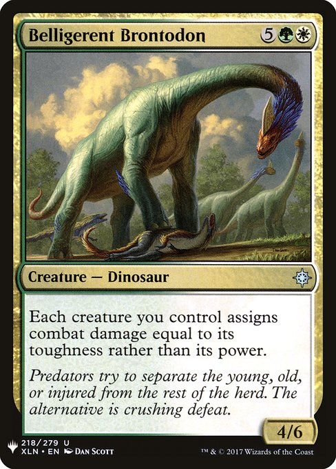 Belligerent Brontodon (XLN-218) - The List - Game On