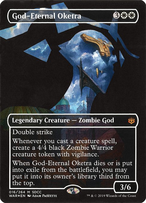 God-Eternal Oketra (16) - BORDERLESS - FULL ART - San Diego Comic-Con 2019 - Game On