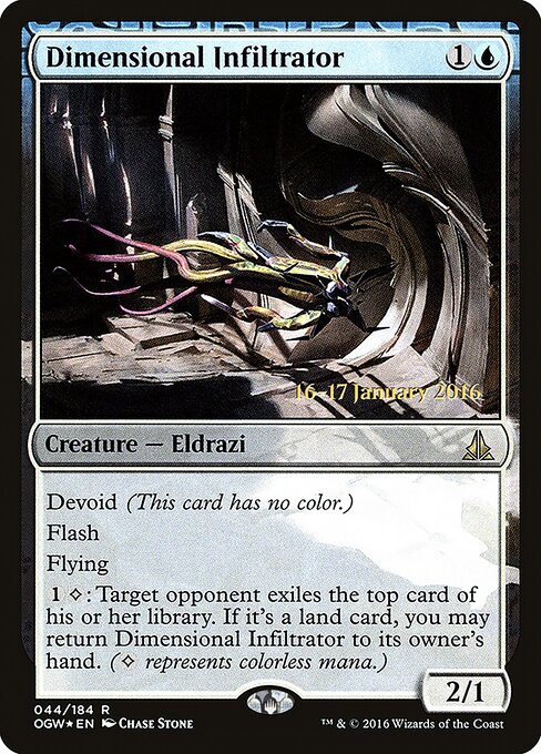 Dimensional Infiltrator (44s) (Foil) - Oath of the Gatewatch Promos - Game On