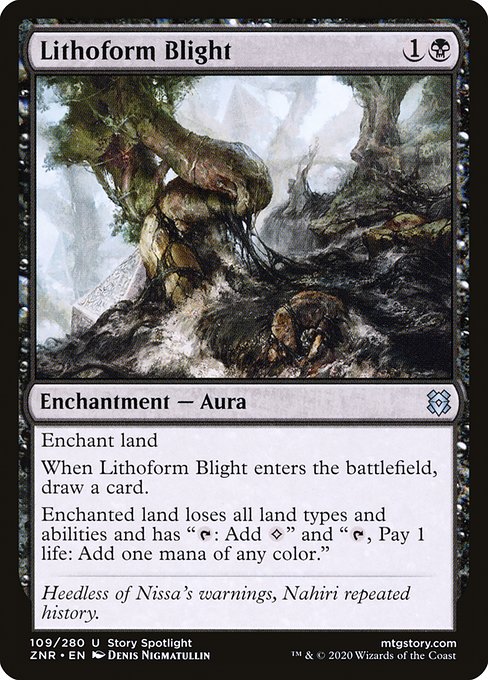 Lithoform Blight (109) (Foil) - Zendikar Rising - Game On
