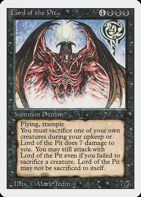 Lord of the Pit (116) - Revised Edition - Game On