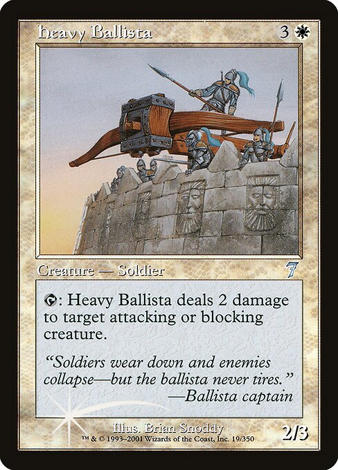 Heavy Ballista (19★) (Foil) - Seventh Edition - Game On