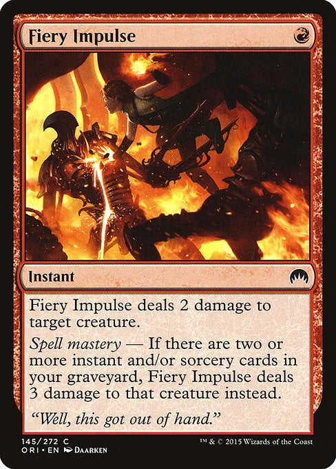 Fiery Impulse (145) - Magic Origins - Game On