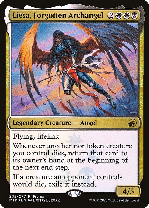 Liesa, Forgotten Archangel (232★) (Foil) - Innistrad: Midnight Hunt Promos - Game On