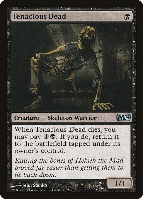 Tenacious Dead (118) (Foil) - Magic 2014 - Game On