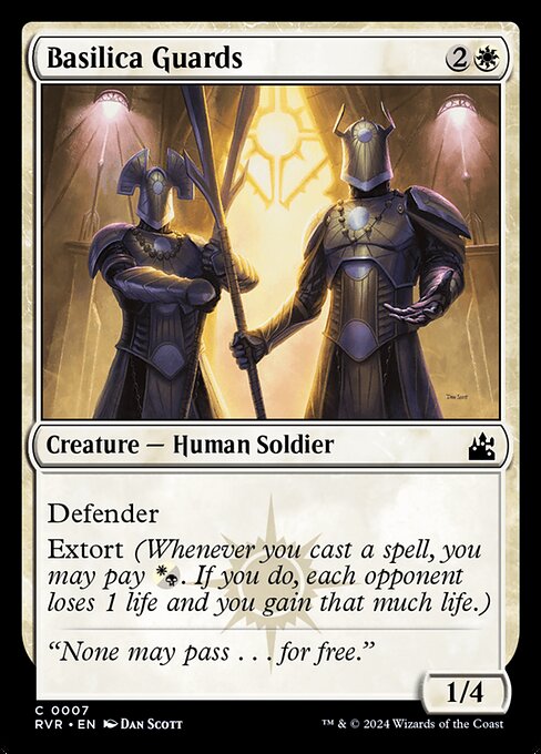 Basilica Guards (7) (Foil) - Ravnica Remastered - Game On