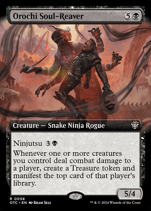 Orochi Soul-Reaver (58) - EXTENDED ART - Outlaws of Thunder Junction Commander - Game On