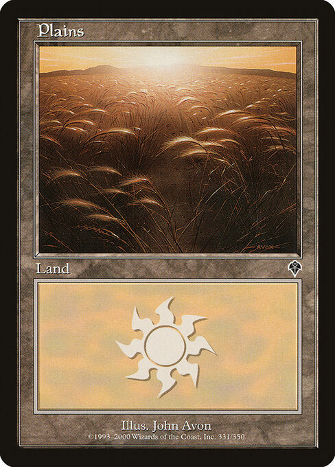 Plains (331) (Foil) - Invasion - Game On